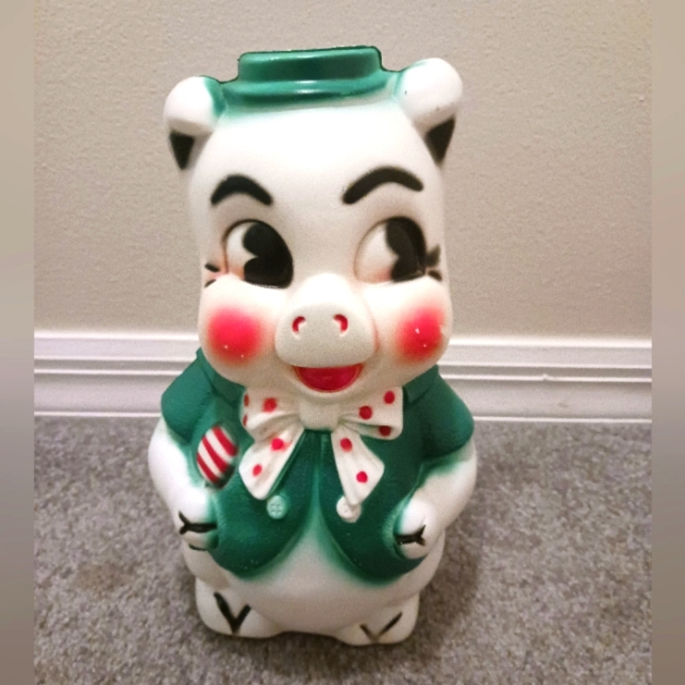 VIntage Blow Mold Piggy Bank